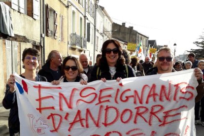 El 60% dels professors del Lycée se sumen a la vaga per les pensions