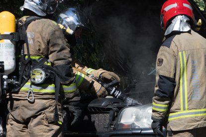 Bombers Incendi Cotxe