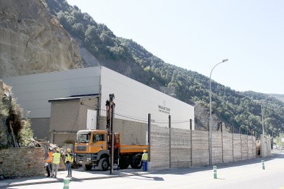 Inici de les obres de protecció i estabilització de la Portalada