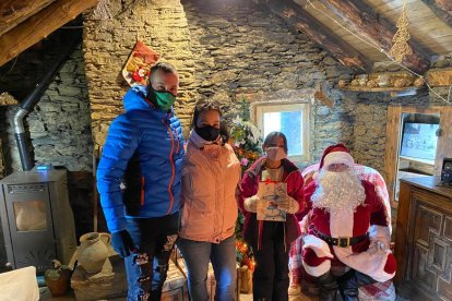 Família amb el Pare Noel