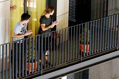 Homenatge al personal sanitari