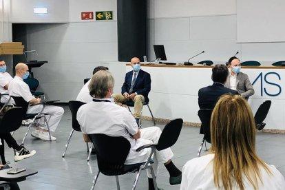 Espot i Benazet visiten els professionals del SAAS