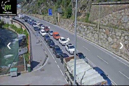 Cues de dos quilòmetres a la frontera hispanoandorrana