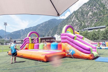 Inauguració de l'Aquaparc d'Andorra la Vella