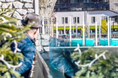 Assaig de seguretat a la nova passarel·la