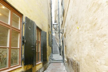 El centre històric en una illa