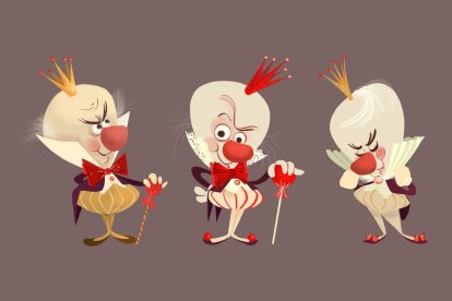 Dibuixos de l'artista exresident Lorelay Bové