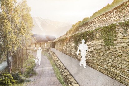 El futur centre de recerca d'Ordino