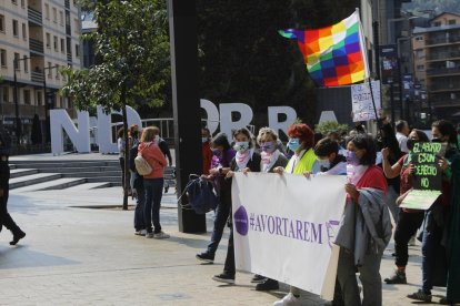La concentració estava organitzada per l'associació Stop Violències