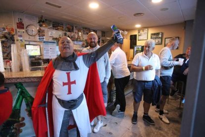 Imatges dels aficionats anglesos a Andorra
