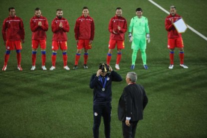 Imatges dels aficionats anglesos a Andorra