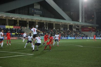 Imatges dels aficionats anglesos a Andorra