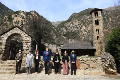 Visita dels reis a l'església de Santa Coloma