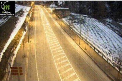 Tallada la sortida nord de Canillo per un accident