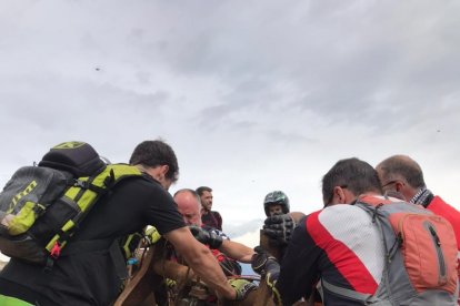 La furgoneta s'utilitzava de refugi i magatzem