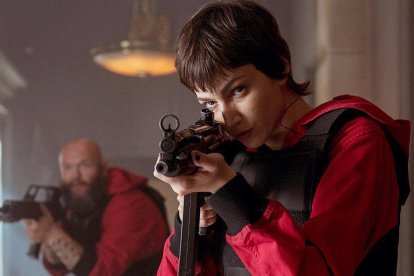 Un fotograma de la cinquena temporada de 'La casa de papel'.