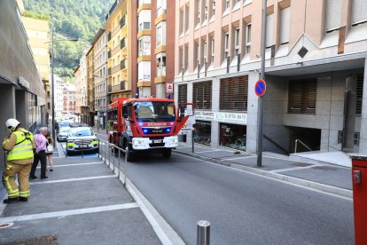 Intervenció dels Bombers a Escaldes