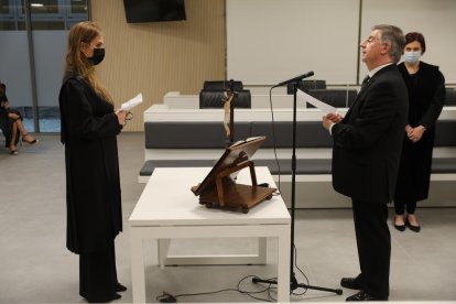 Presa de possessió pel càrrec de Batlle de la Sra. Berta Hidalgo Oziel