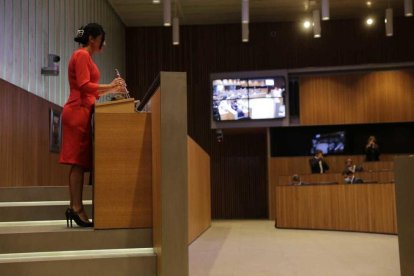 Carine Montaner ha obert la segona jornada del debat d'orientació