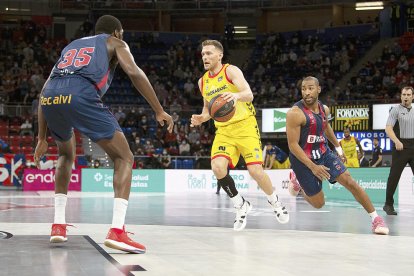 El MoraBanc en una jugada ofensiva.