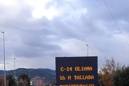 Avís de la manifestació