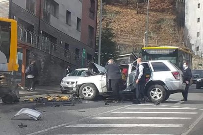 L'accident s'ha produït aquest migdia