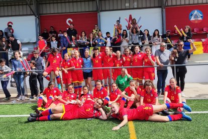 La selecció d'Andorra aquest matí