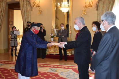 Lliurament de la carta credencial de Vietnam