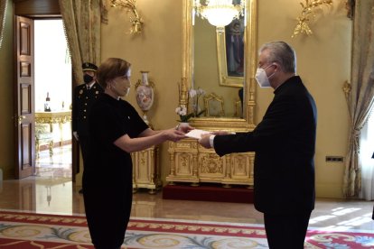 Lliurament de la carta credencial de Finlàndia