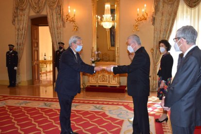 Lliurament de la carta credencial de Luxemburg