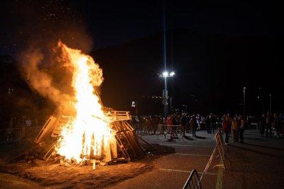 Foguera de Sant Joan a Ordino