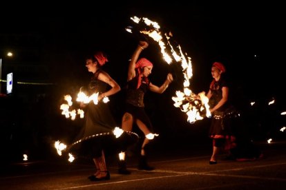 La dansa d'Agnis Fireshow a Encamp