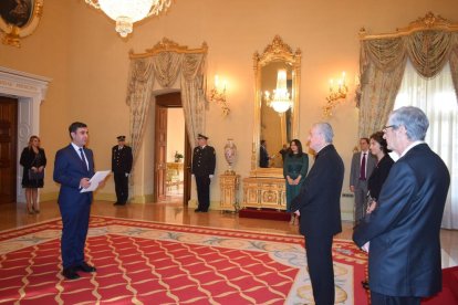 Entrega de cartes de l'ambaixador d'Armènia