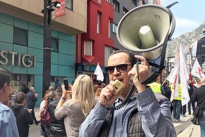 La manifestació va agrupar al voltant de 500 persones que van sortir a reivindicar els seus drets.
