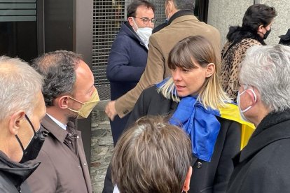 La presidenta de l'Associació d'Ucraïnesos a Andorra, Anastasia Kravets