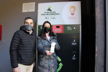 La màquina de reciclatge invers d'Ordino