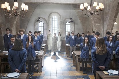 Un moment de la segona temporada d''El Internado: Las Cumbres'.
