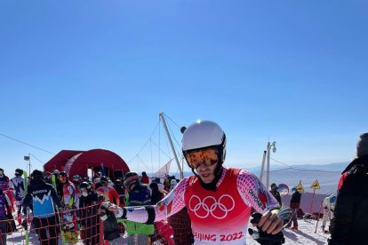 Joan Verdú abans de la cursa a Pequín