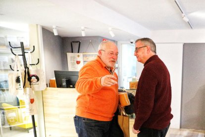 Lluís Puig i Vicent Partal.