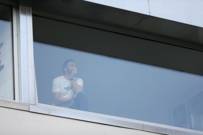 Sarabia, nerviós fora de la banqueta