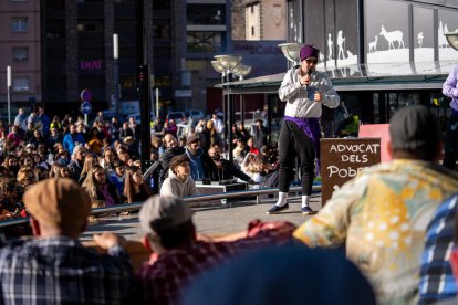 Un moment del tradicional Judici dels Contrabandistes.