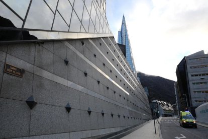 Una ambulància a Escaldes-Engordany.