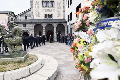 La cerimònia a Sant Pere Màrtir.