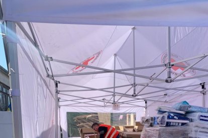 Donació del material transportat des d'Andorra.