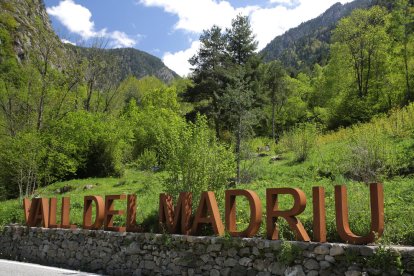 Entrada a la vall del Madriu-Perafita-Claror.