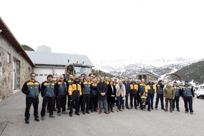 Visita d'Espot al personal dels COEX