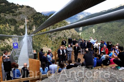Inauguració dels ponts tibetans de Canillo aquesta tarda