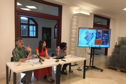 Presentació de les obres a la farga del Madriu