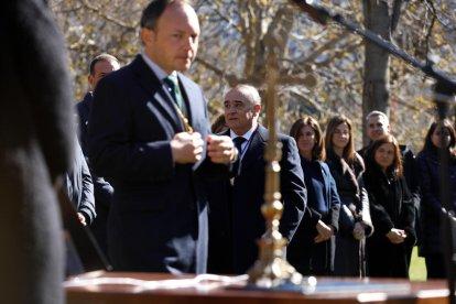 El ministre de Salut, Albert Font, després d'haver pres possessió de la cartera.