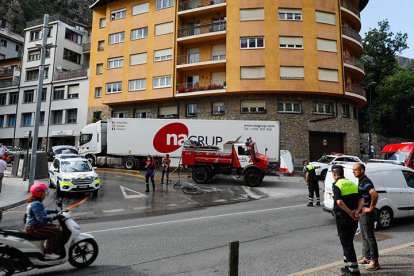 Accident mortal a l'avinguda Santa Coloma